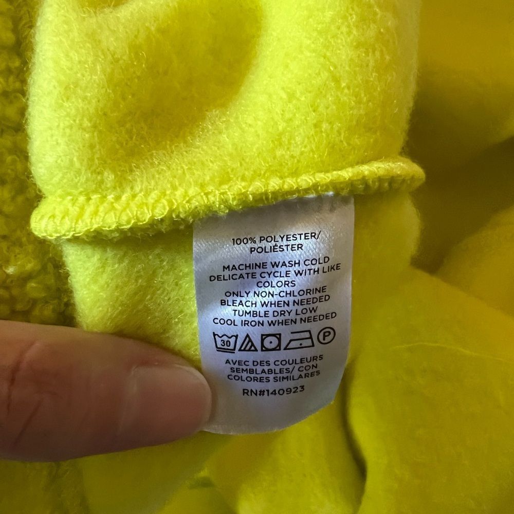 Cozy Lime Sherpa Sweatshirt - Picture 9 of 10